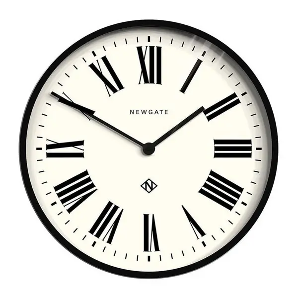 Newgate Clocks Number One Italian Wall Clock - Black One Size