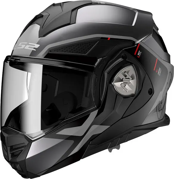 LS2 FF901 Advant X Metryk Matt Titanium Modular Helmet Size XL