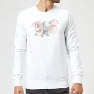 Dumbo Happy Day Sweatshirt - White - L