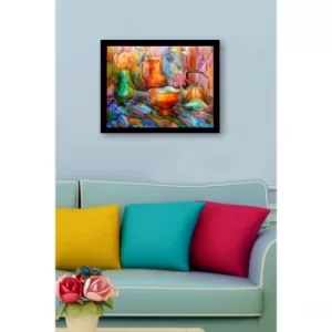 SC1175 Multicolor Decorative Framed MDF Painting