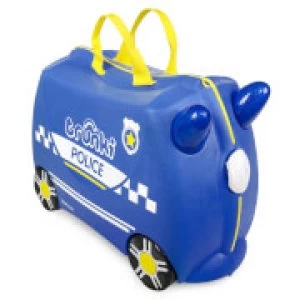 Trunki Percy TI0323-GB01 Police Car Navy Blue Suitcase