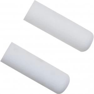 Faithfull Mini Paint Roller Foam Refills 100mm Pack of 2