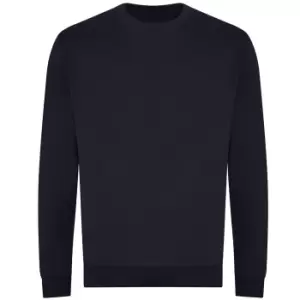 Awdis Mens Organic Sweatshirt (S) (French Navy)