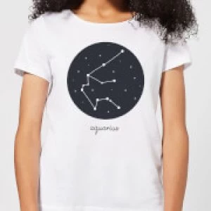 Aquarius Womens T-Shirt - White - 5XL