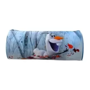 Disney Frozen II Barrel Pencil Case (One Size) (Blue)