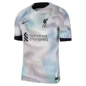 Nike Liverpool Authentic Away Shirt 2022 2023 Adults - White