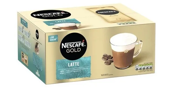 Nescafe Gold Latte Coffee 40 Sachets