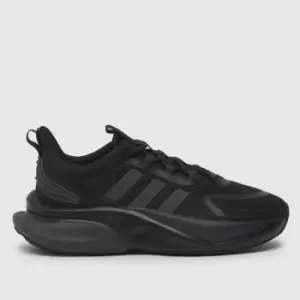 Adidas Alphabounce Trainers In Black