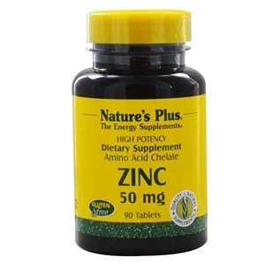 Natures Plus Zinc 50 mg Tablets 90 Tabs