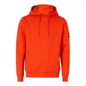 Calvin Klein Jeans Badge Hoodie - Orange