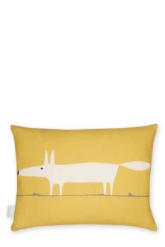 Scion Mr Fox Cushion Yellow