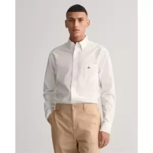 Gant Reg Oxford Shirt Light Pink S - White