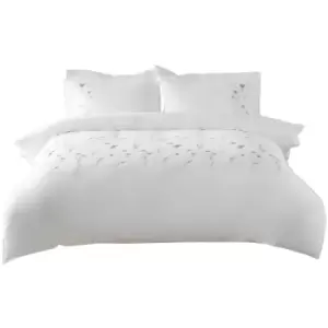 Belledorm Imogen Duvet Cover Set (Superking) (White) - White