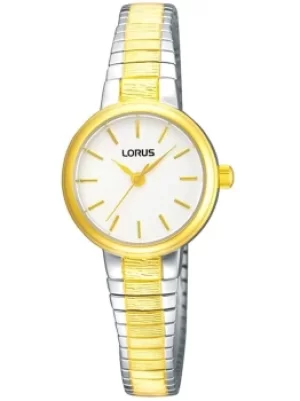 Lorus Ladies Stainless Steel Two Tone Expandable Bracelet Watch...