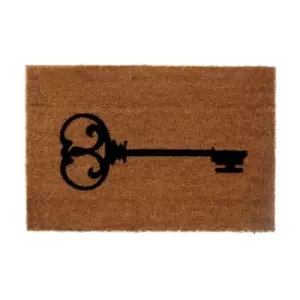 Premier Housewares Natrual Coir Doormat - Key