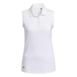 adidas ULT365 Sleeveless Polo Shirt Womens - White