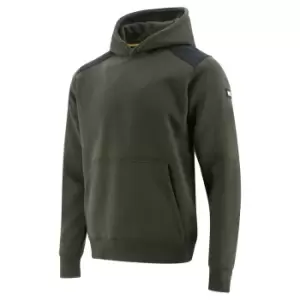 Caterpillar Mens Essentials Hooded Sweatshirt (XL) (Army Moss)