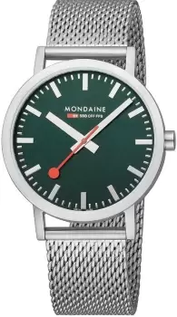 Mondaine Watch Classic Park Green Special Edition