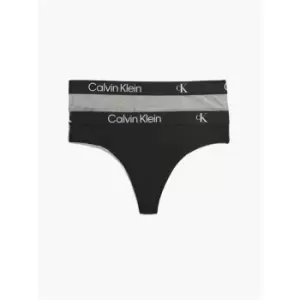 Calvin Klein Modern Thong 2PK - Black