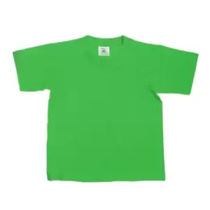 B&C Kids/Childrens Exact 150 Short Sleeved T-Shirt (Pack of 2) (3-4) (Kelly Green)