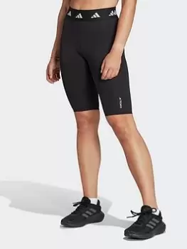 adidas Techfit Period Proof Bike Short Tights, Black, Size 2Xs, Women