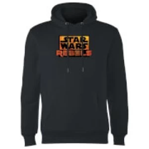 Star Wars Rebels Logo Hoodie - Black - XXL