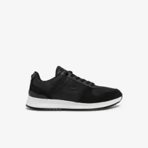 Lacoste Mens Joggeur 2.0 Leather Trainers Size 7 UK Black