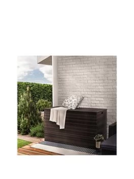 Teamson Home 700-Litre Patio Storage Box - Brown