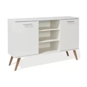 Hannu 2 Door Sideboard - White White