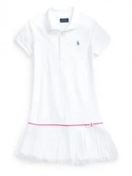 Ralph Lauren Girls Polo Pleated Dress