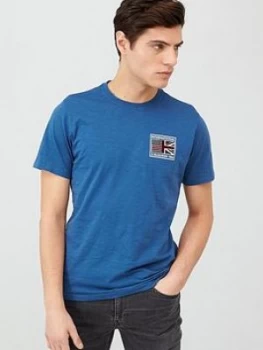 Barbour International Steve Mcqueen Team Flags T-Shirt - Ink Size M Men