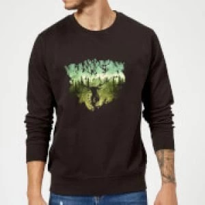 Harry Potter Patronus Lake Sweatshirt - Black - XL