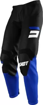 Shot Raw Burst Motocross Pants, black-blue, Size 38, black-blue, Size 38