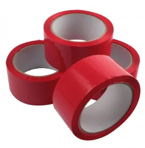 Polypropylene Tape 50x66 Red 62050664 - 6 Pack