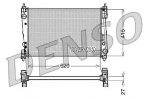 Denso Radiator DRM09111