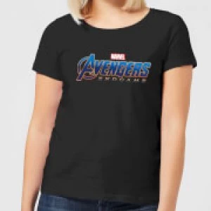 Avengers Endgame Logo Womens T-Shirt - Black - 4XL