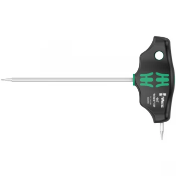 Wera 05023368001 467 TORX HF T-Handle Screwdriver - HF TX 7 x 100mm