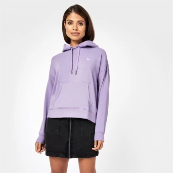 Jack Wills Montrose Lightweight Logo Hoodie - Lilac