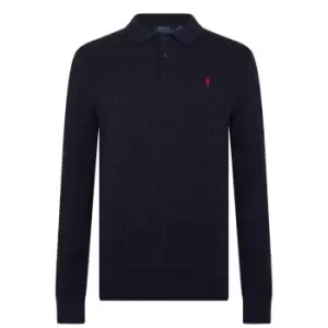 Polo Ralph Lauren Cable Knit Long Sleeve Top - Blue