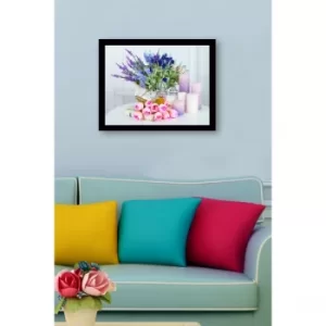 SC0836 Multicolor Decorative Framed MDF Painting