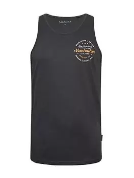 BadRhino Manhattan Ebony Vest, Grey, Size 4XL, Men