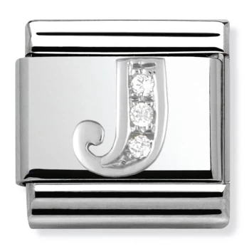 Nomination CLASSIC Silvershine Letter J Charm 330301/10