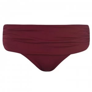 Calvin Klein Curve Foldover Bikini Briefs - RHUBARB