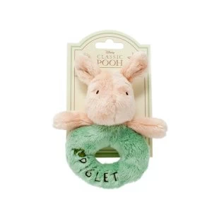 Hundred Acre Wood Piglet Ring Rattle