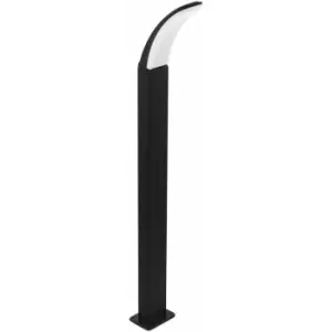 IP44 Outdoor Bollard Light Black Aluminium 11W Built in LED Lamp Post