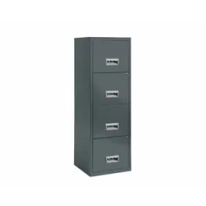 Pierre Henry 4 Drawer Maxi Tall Filing Cabinet - Dark Grey