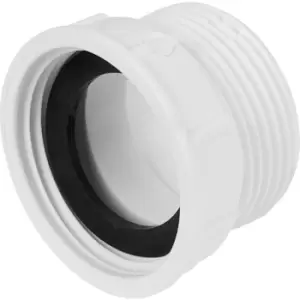 McAlpine BSP Coupling Flush Spigot 1 1/4" in White