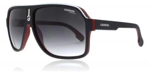 Carrera CA1001/S Sunglasses Matte Black Red BLX9O 62mm