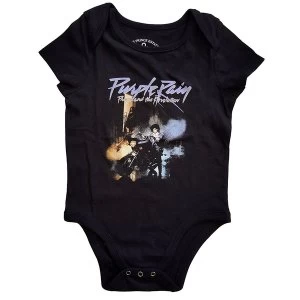 Prince - Purple Rain Kids Baby Grow - Black