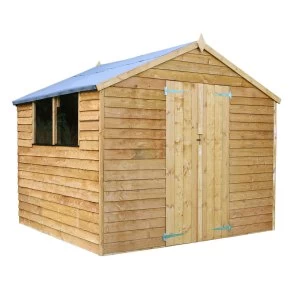 Mercia Overlap Apex Value Shed - 8 x 8ft